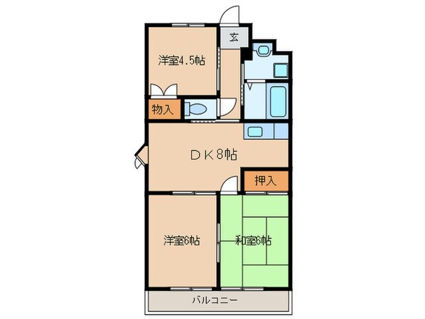 ザ・シティの物件間取画像